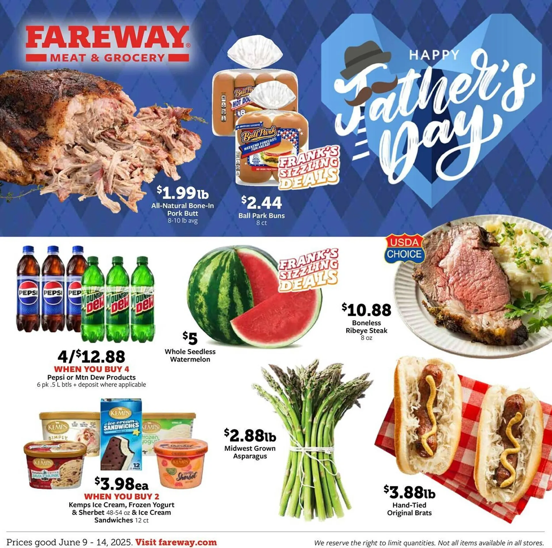 Weekly ad Fareway Weekly Ad from June 8 to June 14 2025 - Page 1