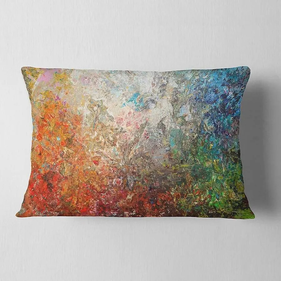 Designart 12-in x 20-in Orange Rectangular Indoor Decorative Pillow
