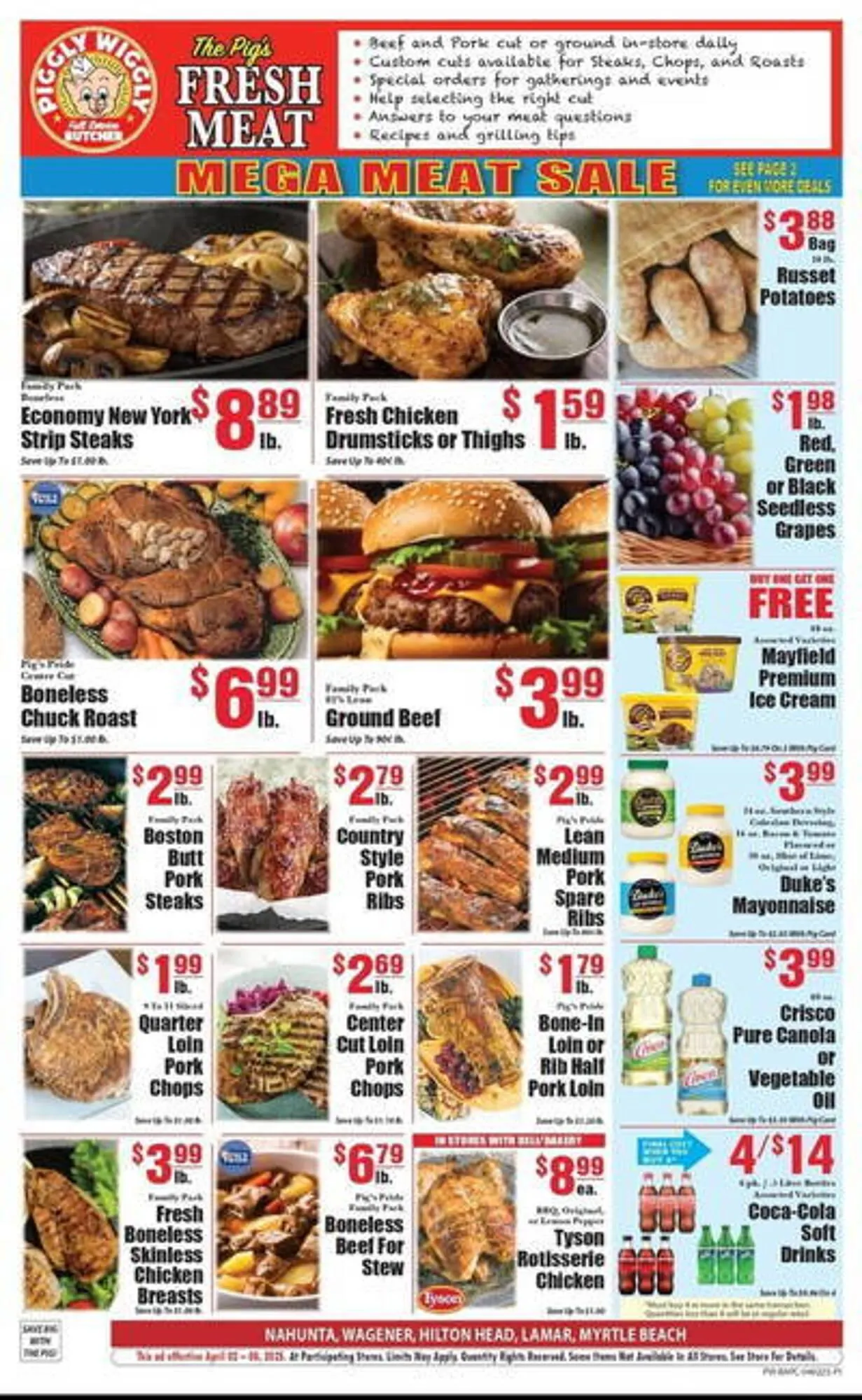 Catálogo de Piggly Wiggly Weekly Ad 31 de marzo al 6 de abril 2025 - Página 1