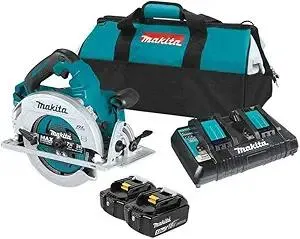 Makita XSH06PT-R 18V X2 (36V) LXT Brushless Lithium-Ion 7-1/4 in. Cordless Circular Saw Kit with 2 Batteries (5 Ah) (Renewed)