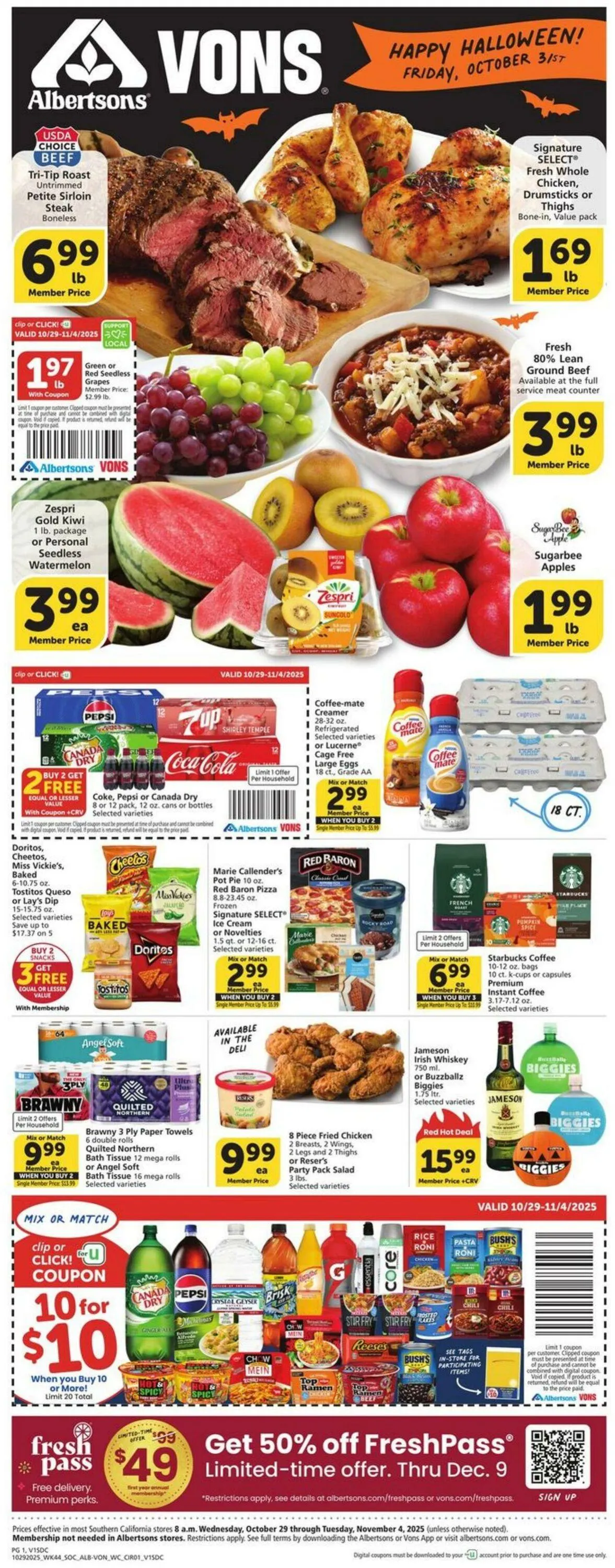 Vons Current weekly ad - 1