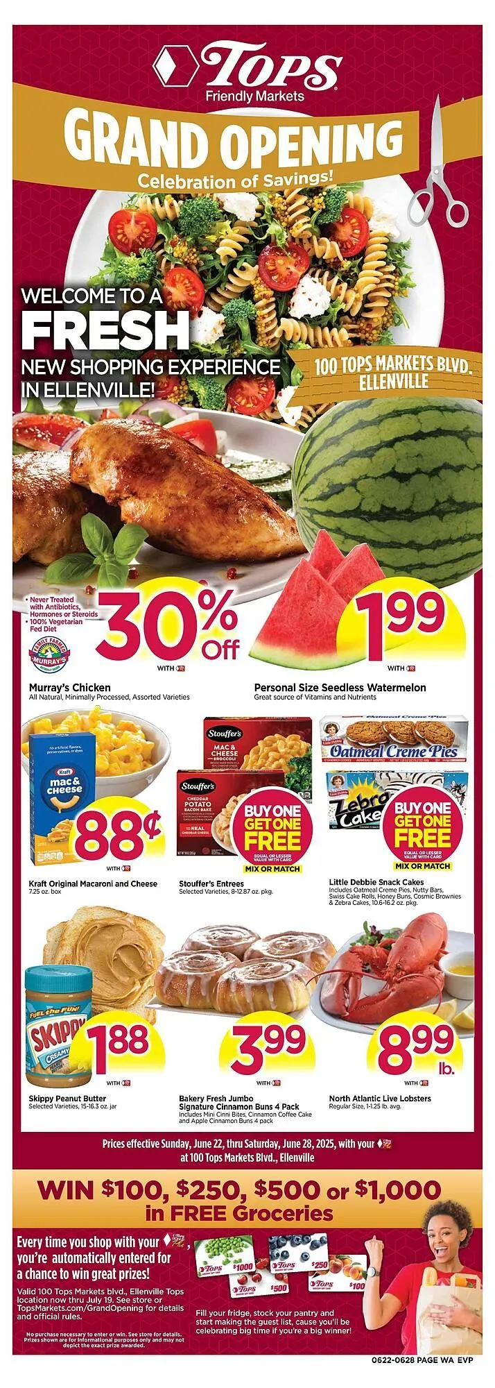 Weekly ad Tops Weekly Ad from June 22 to June 28 2025 - Page 1