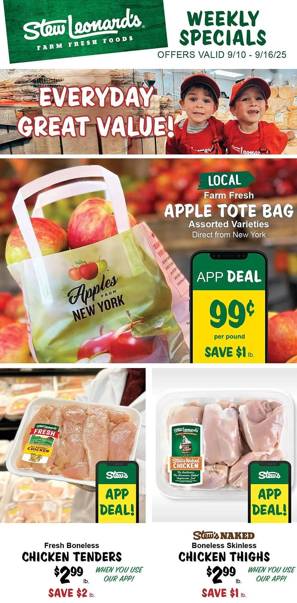 Weekly ad Stew Leonard's flyer from September 10 to September 16 2025 - Page 1