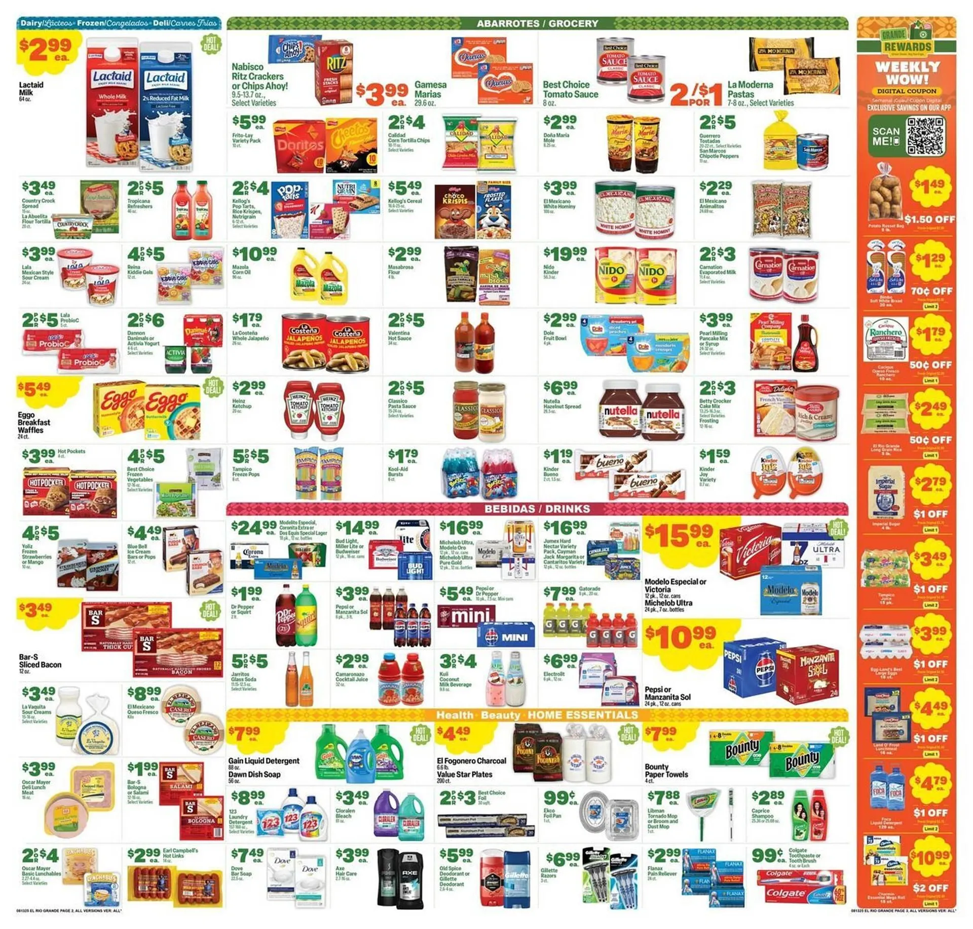 Weekly ad El Rio Grande Weekly Ad from August 13 to August 19 2025 - Page 2