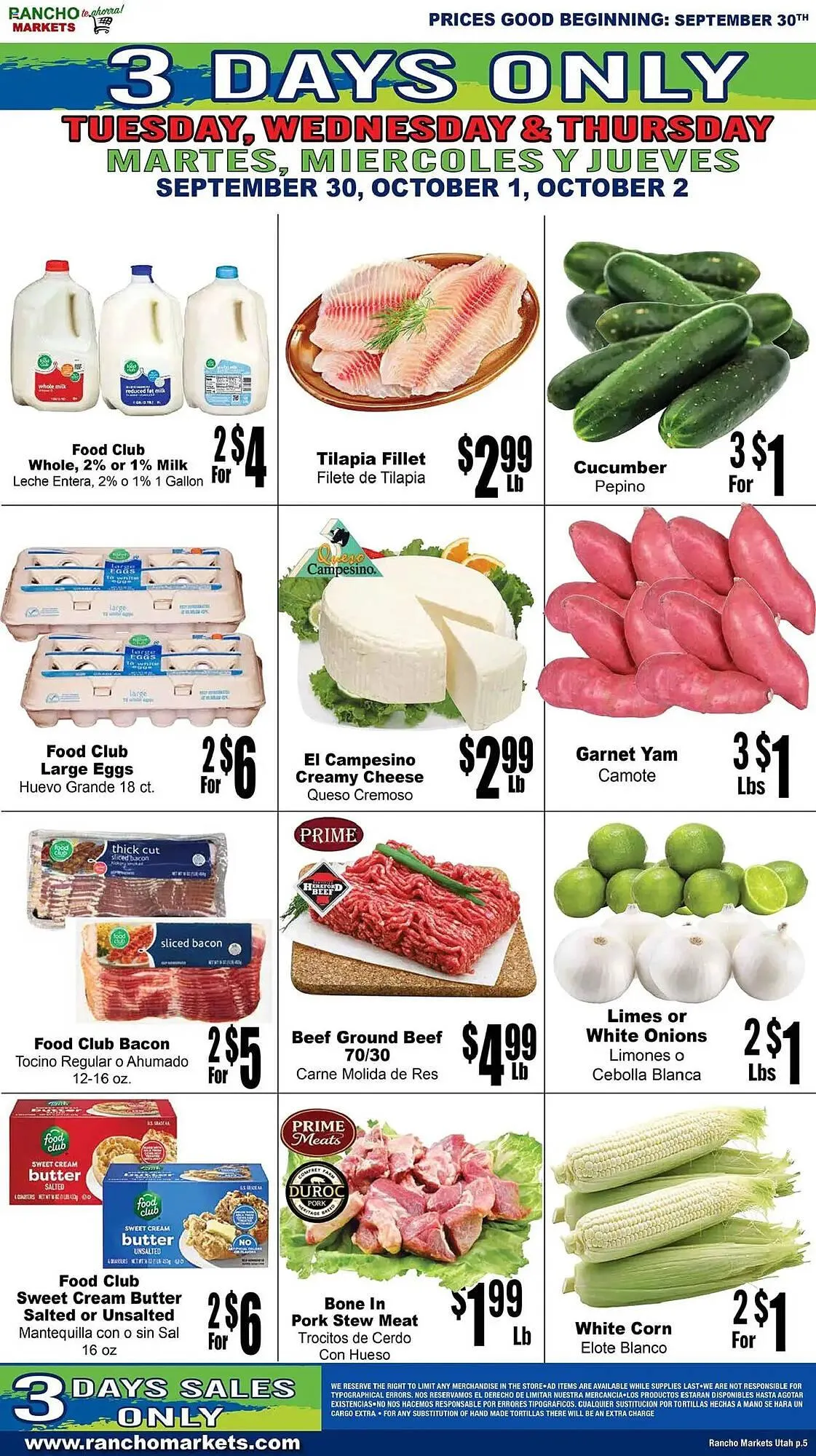 Weekly ad Rancho Markets weekly ad from September 30 to October 6 2025 - Page 5