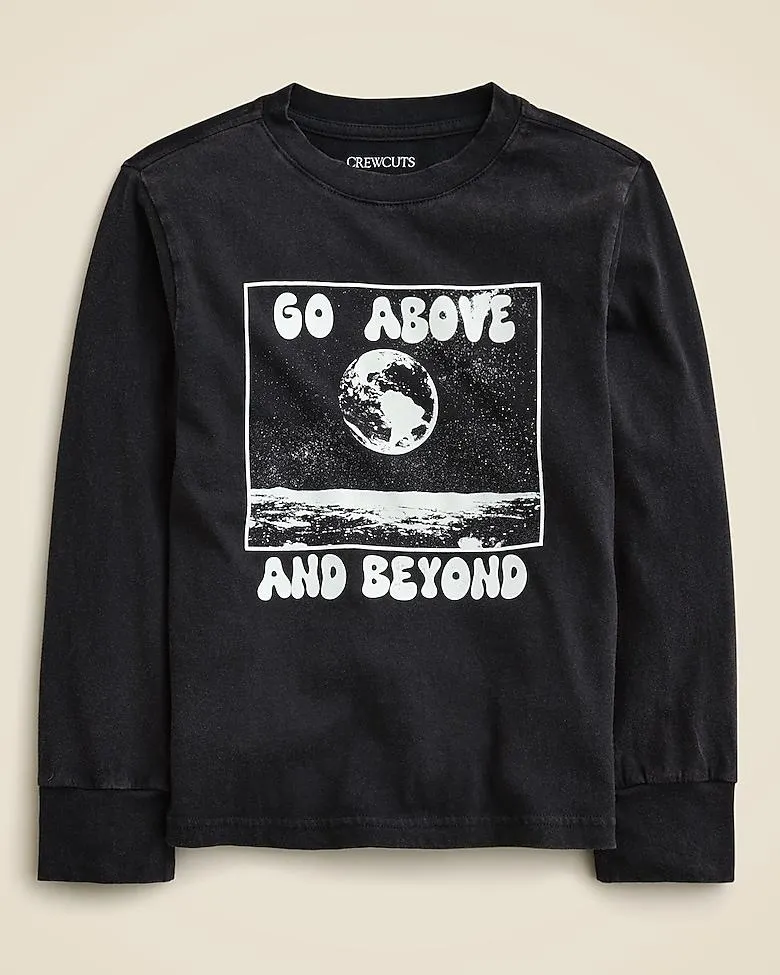 Kids' outer space graphic T-shirt