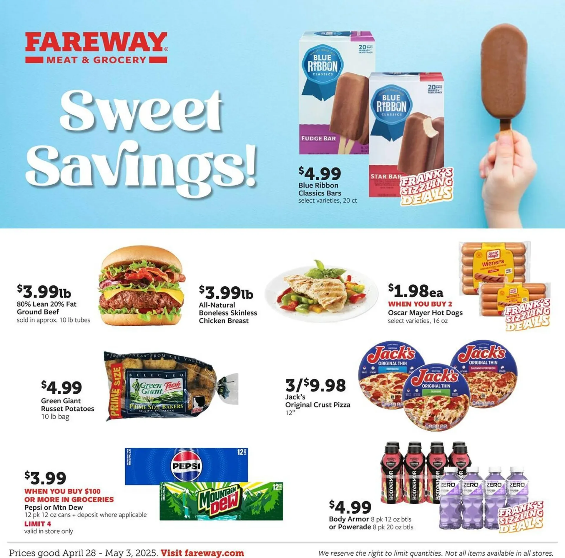 Weekly ad Fareway Weekly Ad from April 27 to May 3 2025 - Page 1