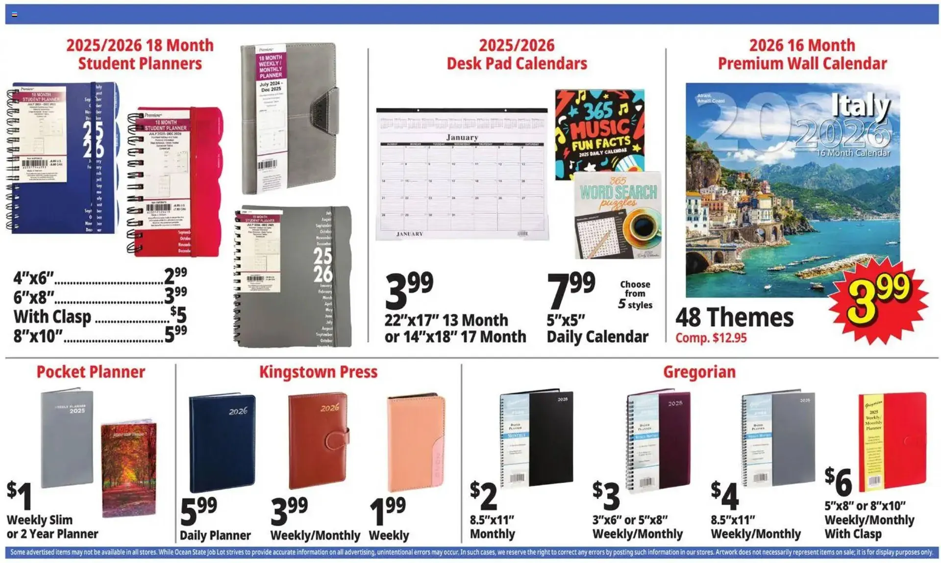 Weekly ad Ocean State Job Lot flyer from December 25 to December 31 2025 - Page 30