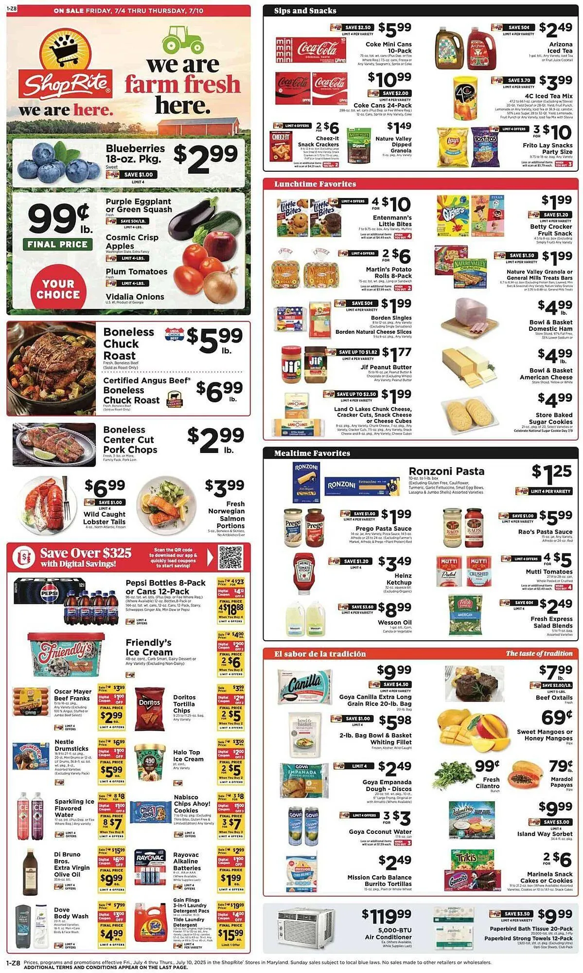 Weekly ad ShopRite Weekly Ad from July 4 to July 10 2025 - Page 1