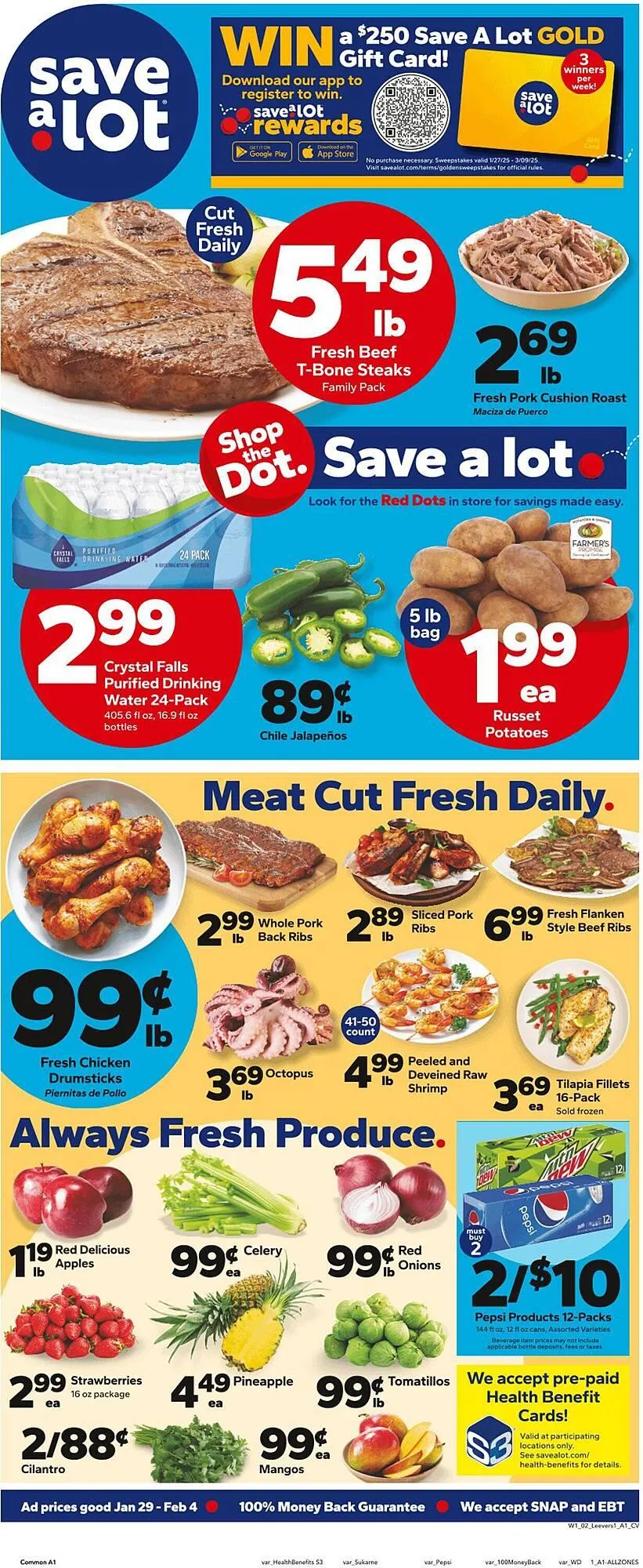 Weekly ad Save a Lot weekly ad from July 8 to July 22 2026 - Page 1