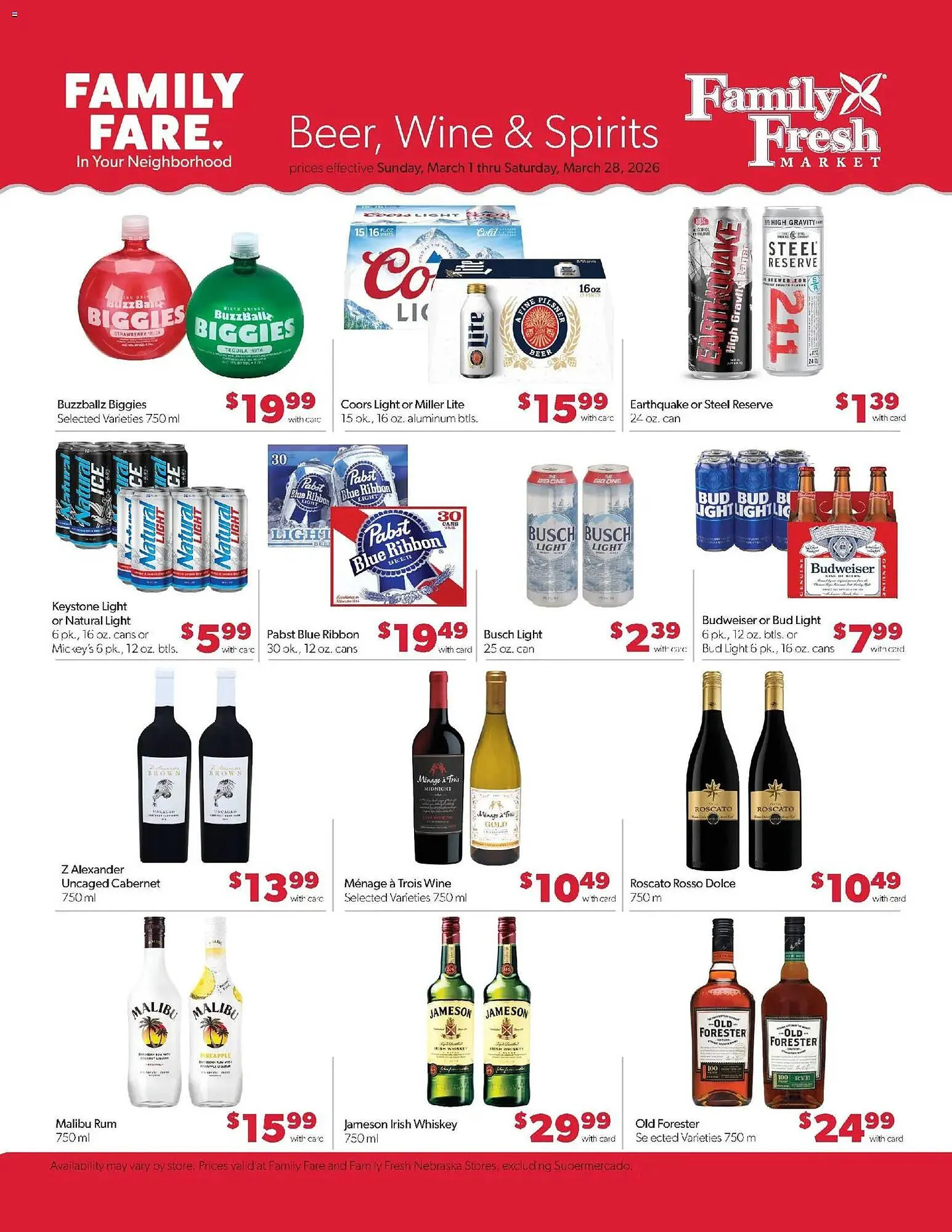 Weekly ad Family Fare weekly ad from March 1 to March 28 2026 - Page 1