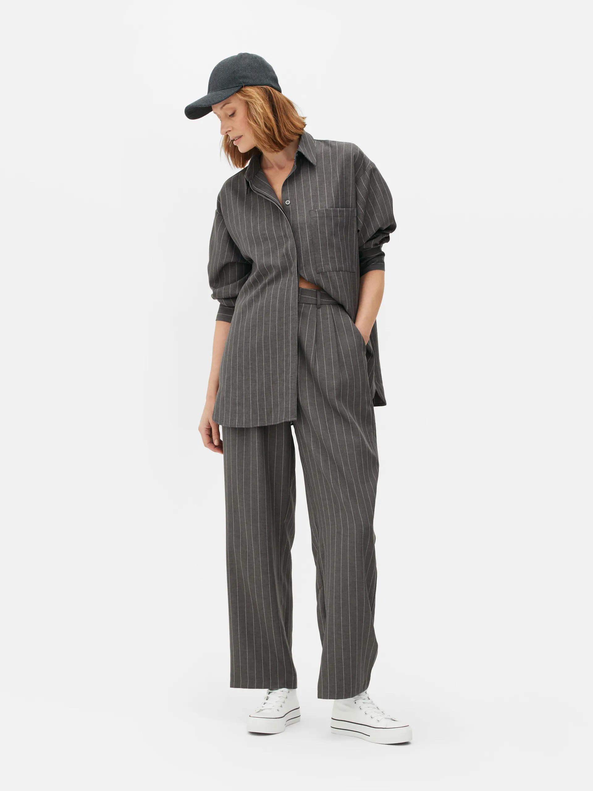 „Paula Echevarría“ Kombi-Hemd mit Nadelstreifen