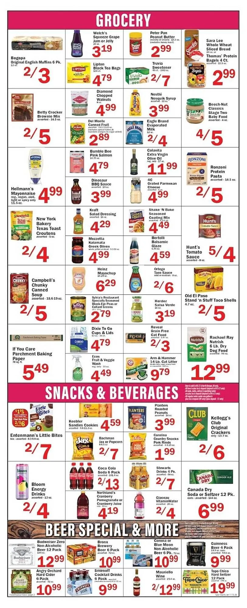 Weekly ad Food Bazaar circular from January 8 to March 11 2026 - Page 2