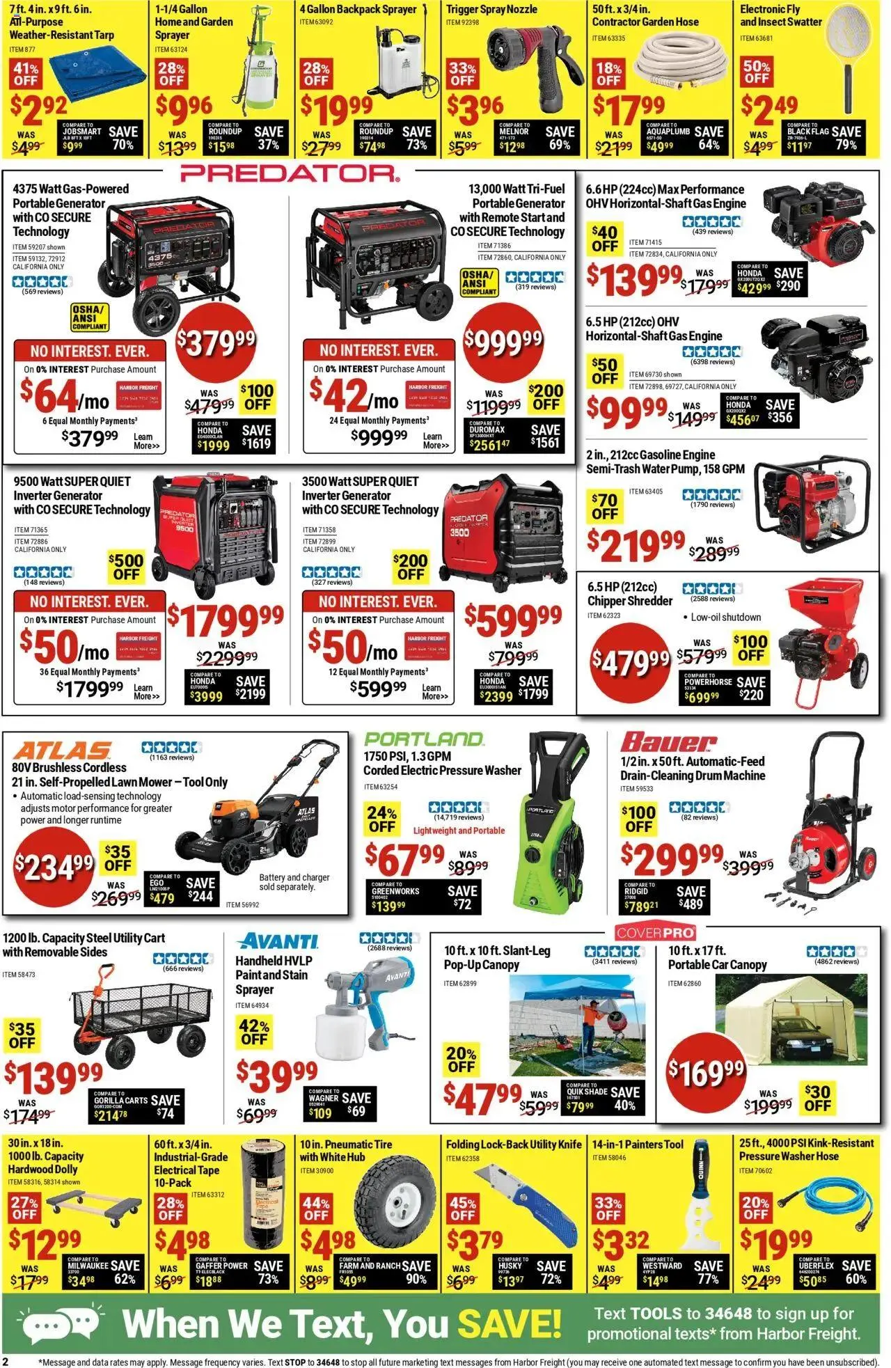Weekly ad Harbor Freight Black Friday from April 7 to April 14 2025 - Page 2