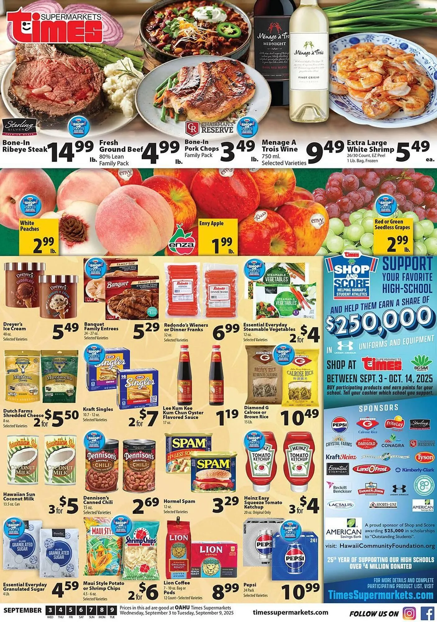 Weekly ad Times Supermarkets weekly ad from September 3 to September 9 2025 - Page 1
