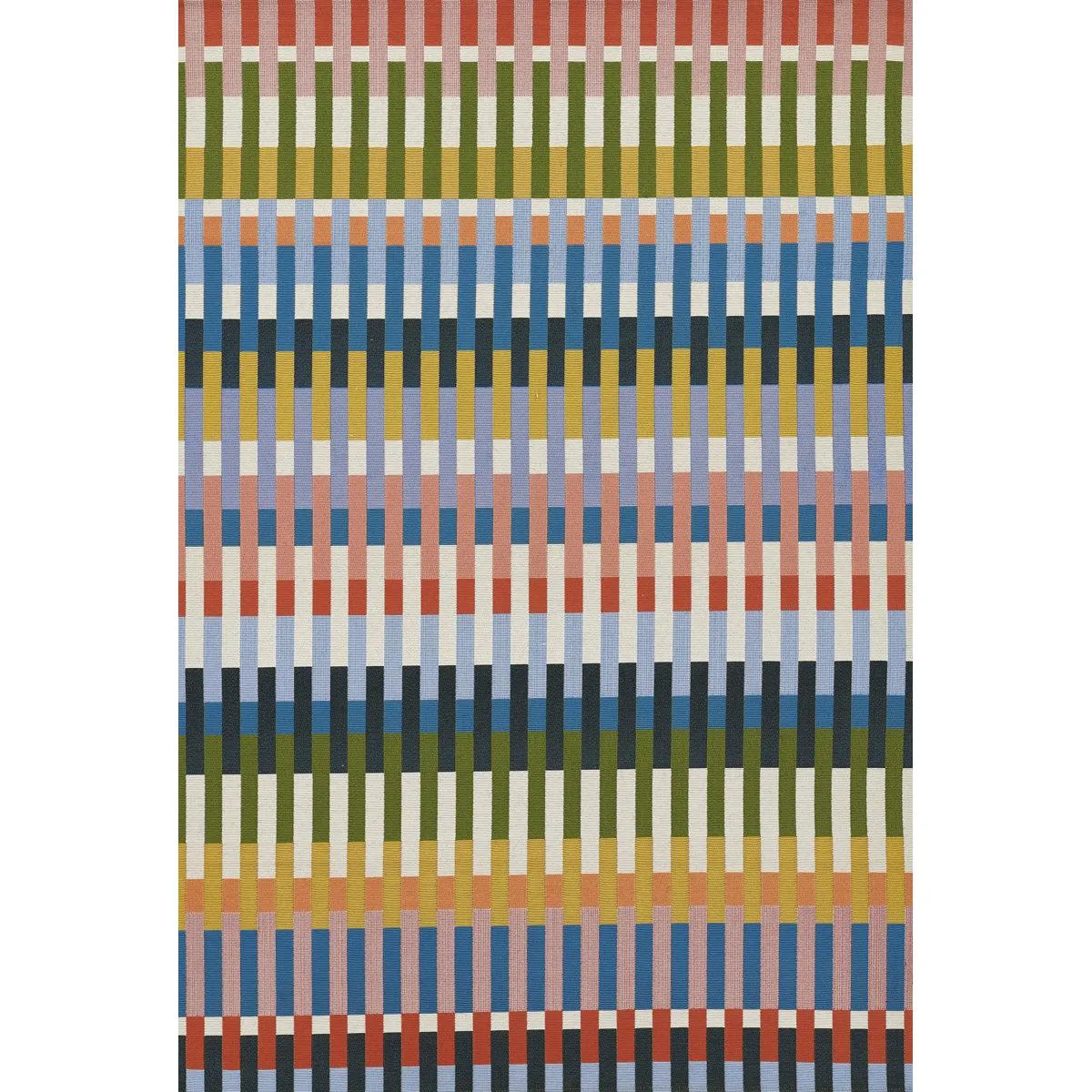 Icon Striped Indoor Outdoor Multi Rug