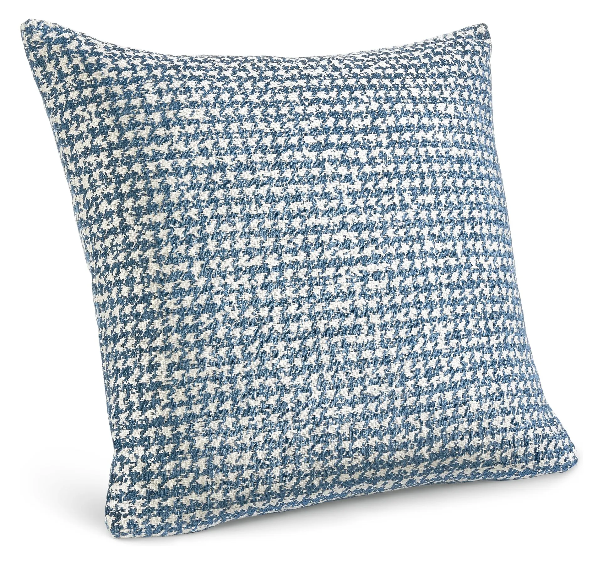 Barnes 24w 24h Throw Pillow in Blue/White with Down Alternative Insert