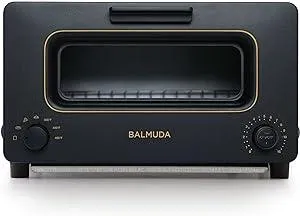 BALMUDA The Toaster | Steam Oven Toaster | 5 Cooking Modes: Sandwich Bread, Artisan Bread, Pizza & Pastry, Oven | Precise Heat Control | Steam Technology | Baking Pan | US Version | Black