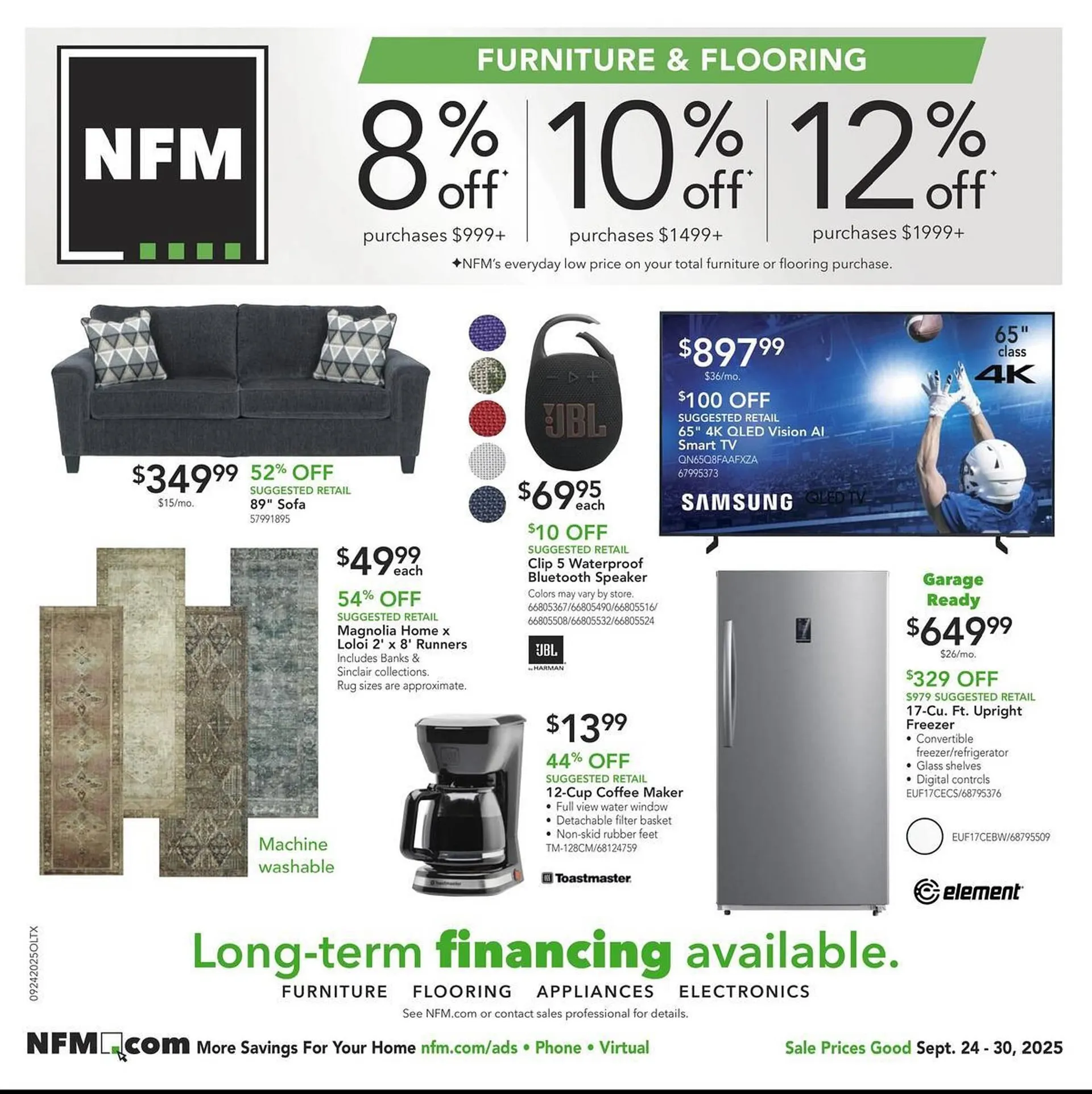 Weekly ad Nebraska Furniture Mart weekly ad from September 24 to September 30 2025 - Page 1
