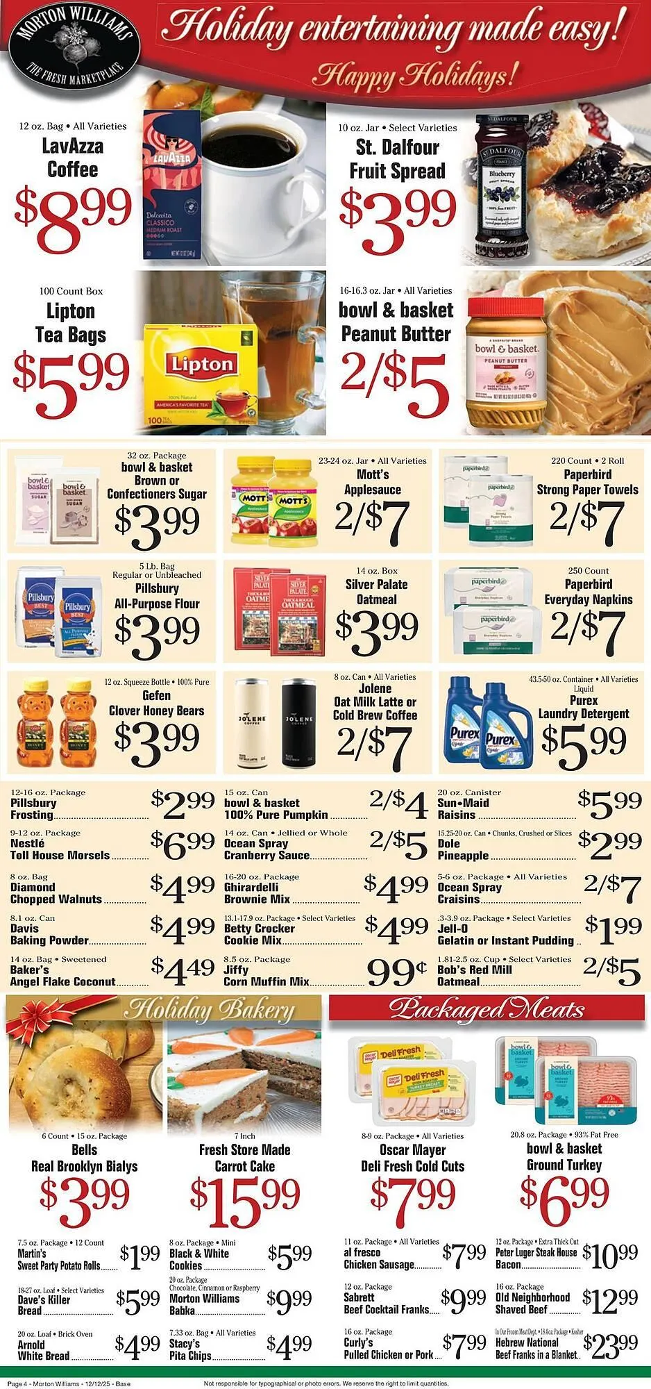 Weekly ad Morton Williams weekly ad from December 12 to December 18 2025 - Page 4