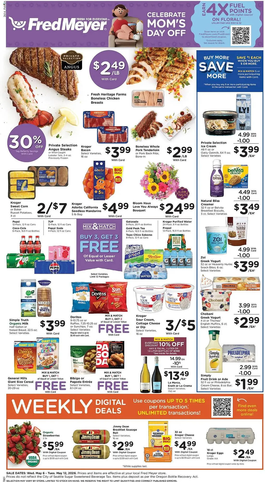Weekly ad Fred Meyer weekly ad from May 6 to May 13 2026 - Page 1