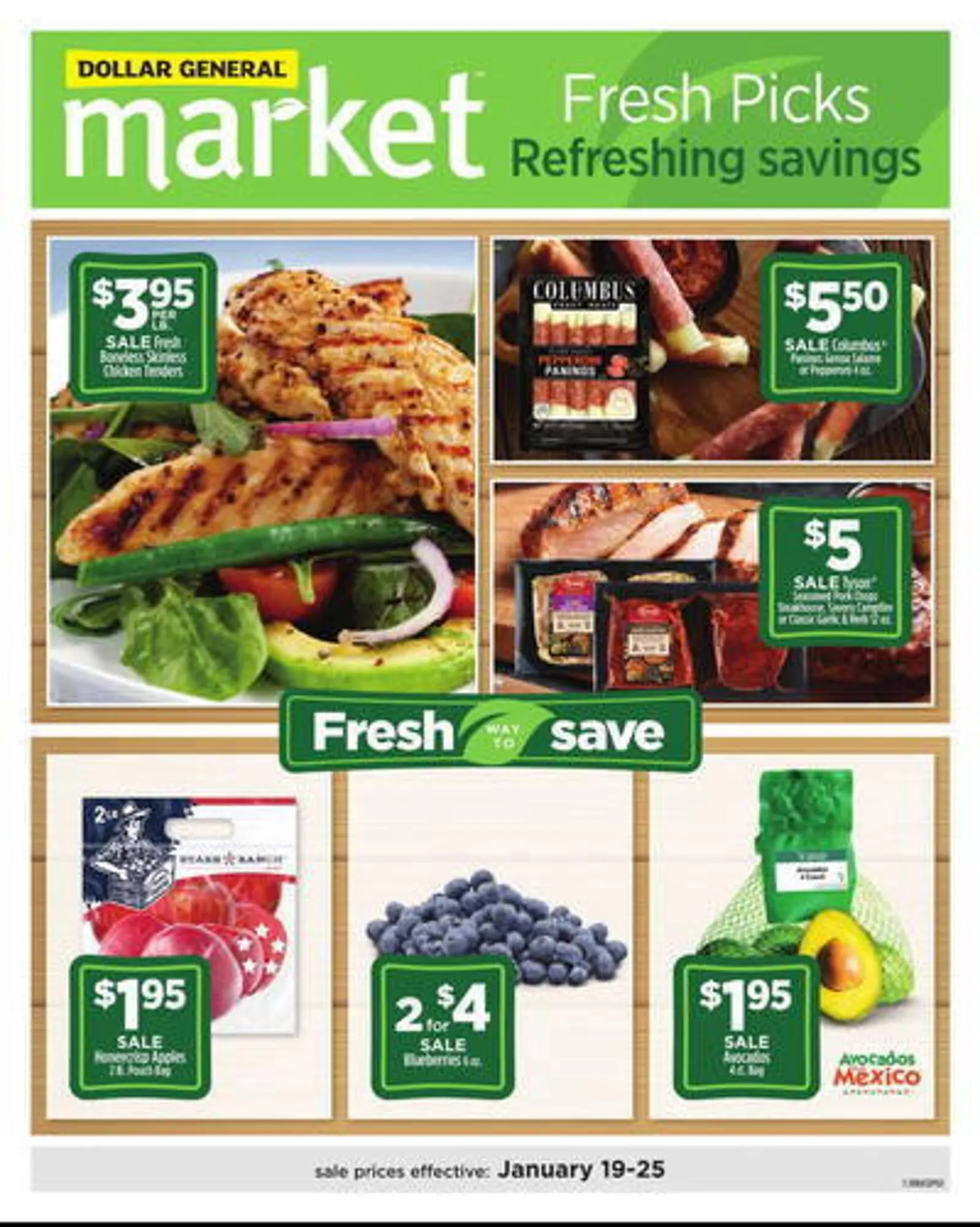 Weekly ad Dollar General Weekly Ad from January 19 to January 25 2025 - Page 1