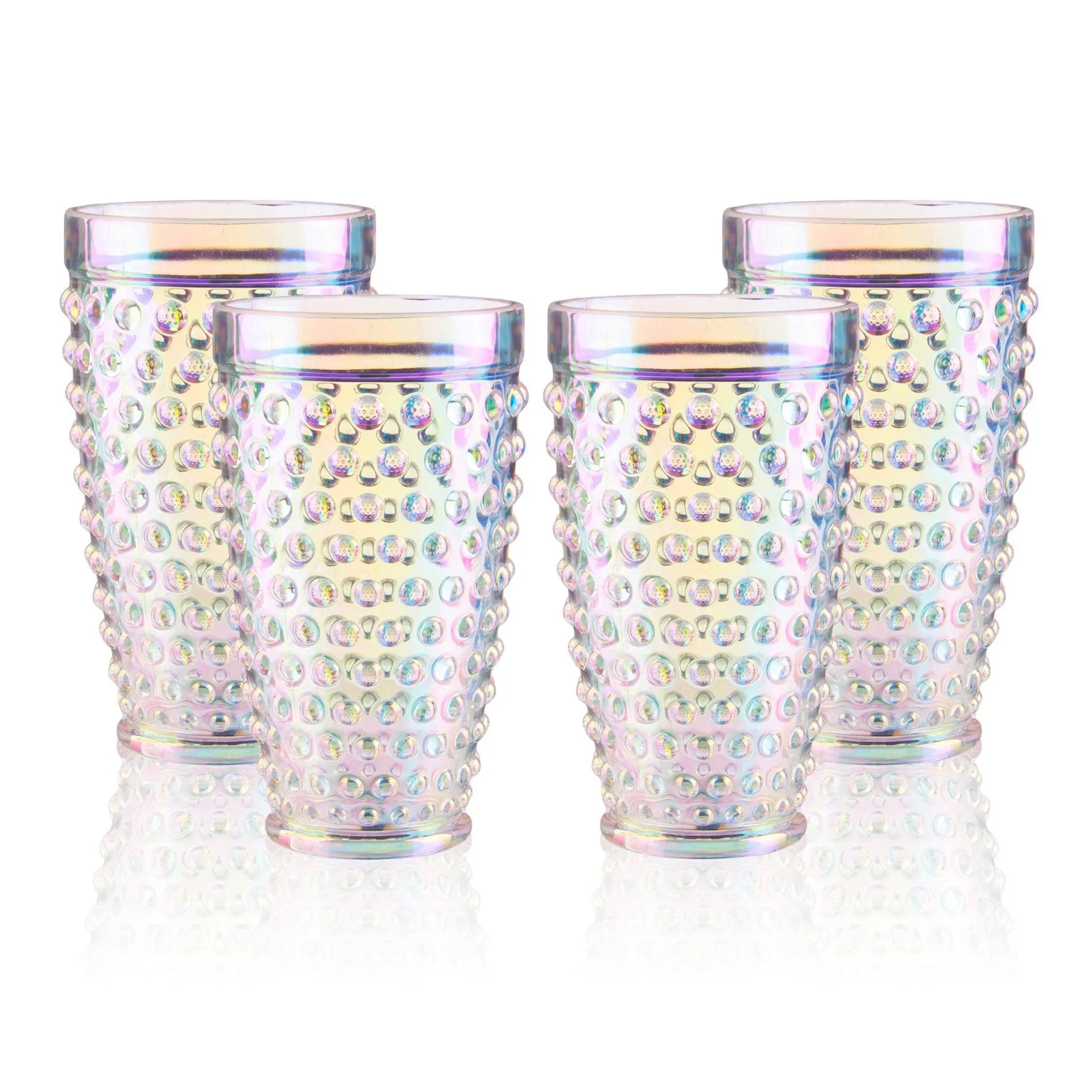 Pier 1 Emma Luster Acrylic 18 oz Drinking Glasses, Set of 4