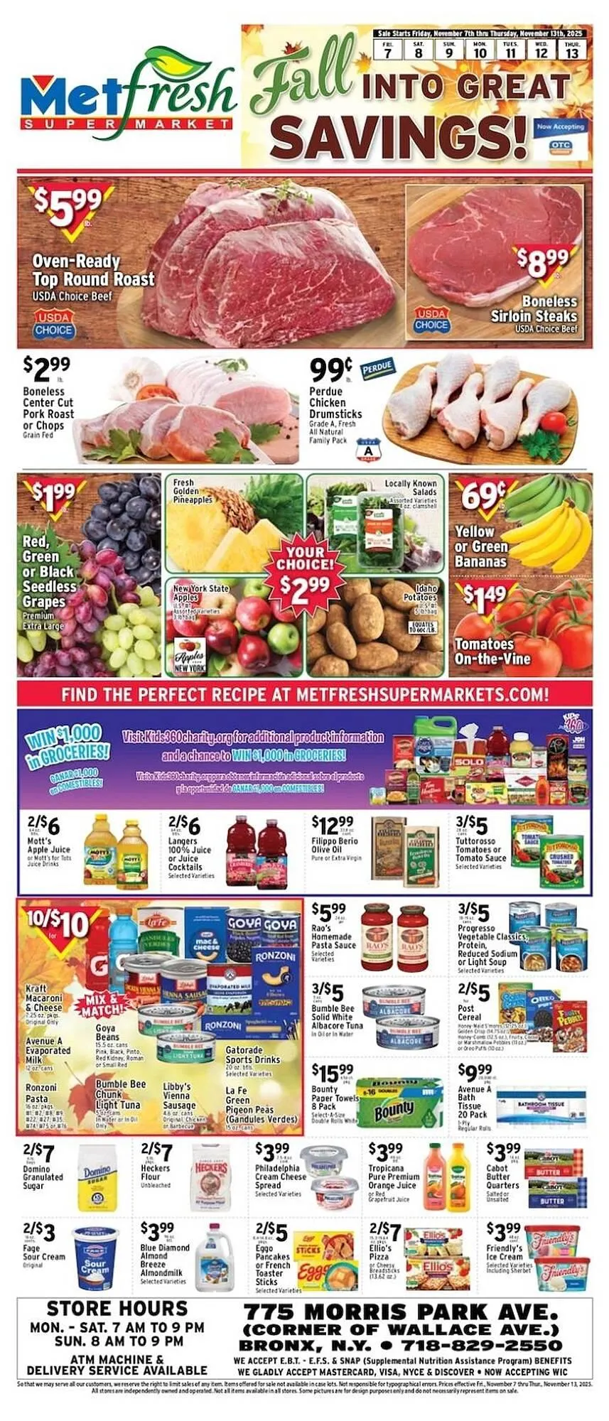 Weekly ad Met Foodmarkets weekly ad from November 7 to November 13 2025 - Page 1