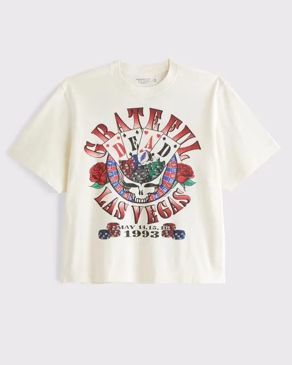 Cropped Grateful Dead Graphic Tee
