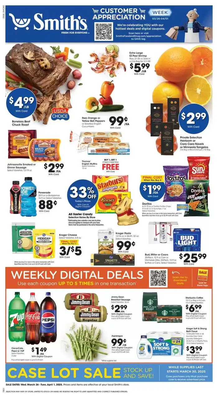 Weekly ad Current bargains and offers from March 26 to April 1 2025 - Page 1