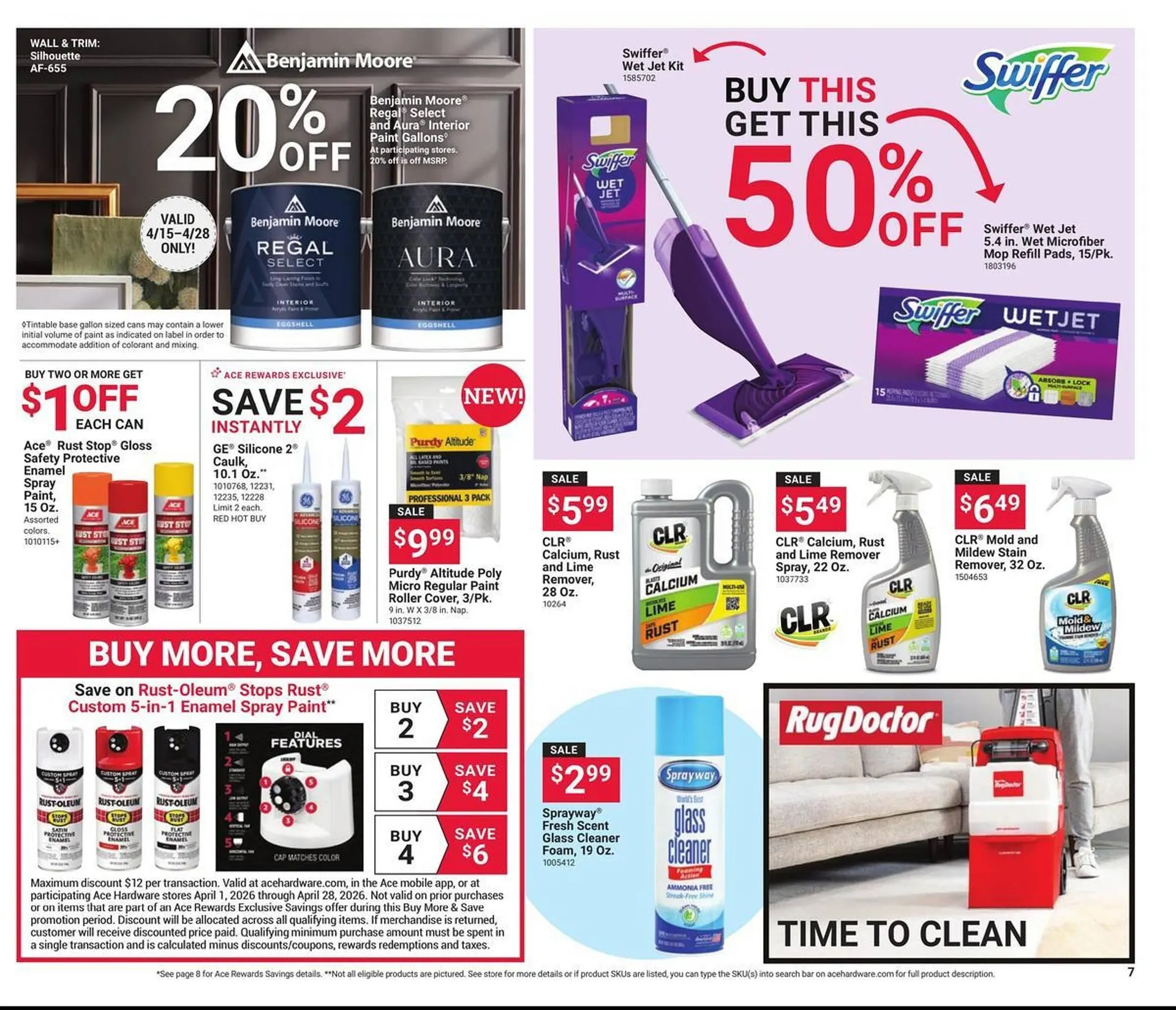 Weekly ad Ace Hardware flyer from April 1 to April 28 2026 - Page 6