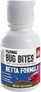 Fluval Bug Bites Betta Fish Food, Granules for Small to Medium Sized Fish, 1.05 Oz.
