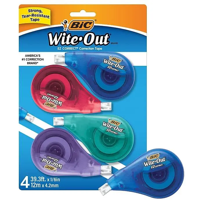 BIC Wite-Out Correction Tape,