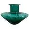 Green Murano Glass Vase attributed to Salviati, Italy, 1970s