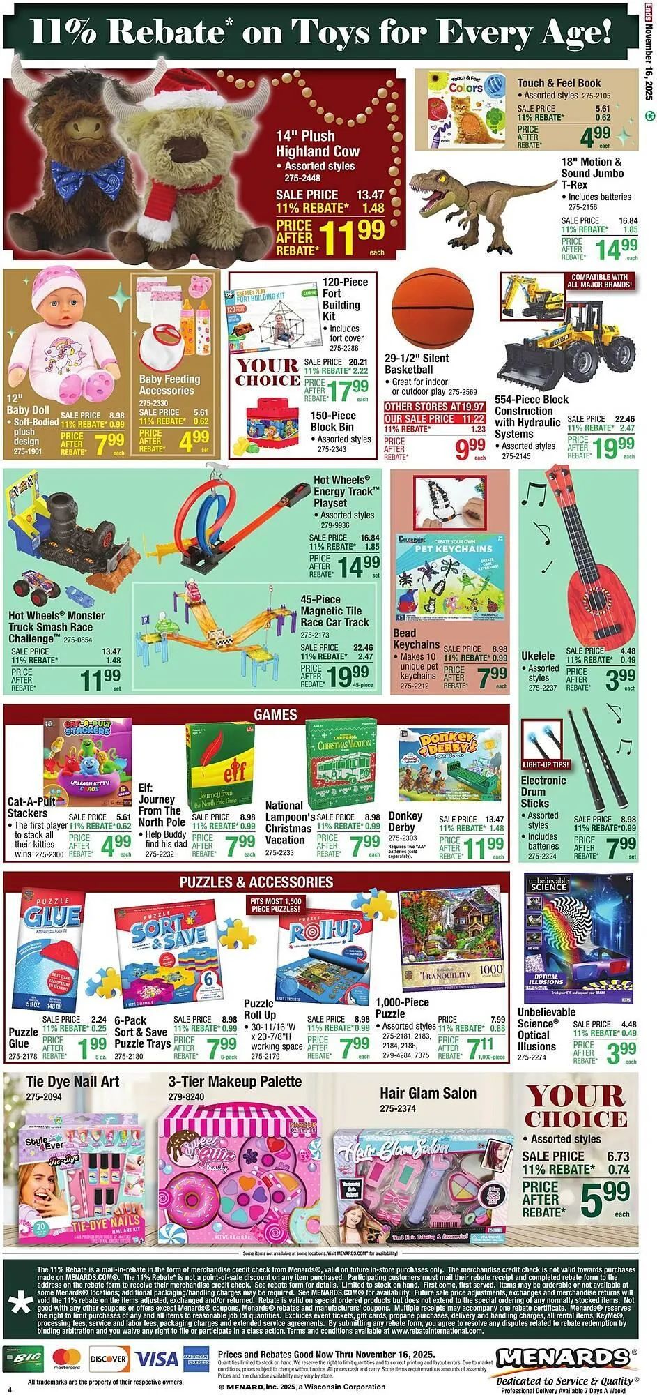 Weekly ad Menards weekly ad from November 6 to November 16 2025 - Page 4