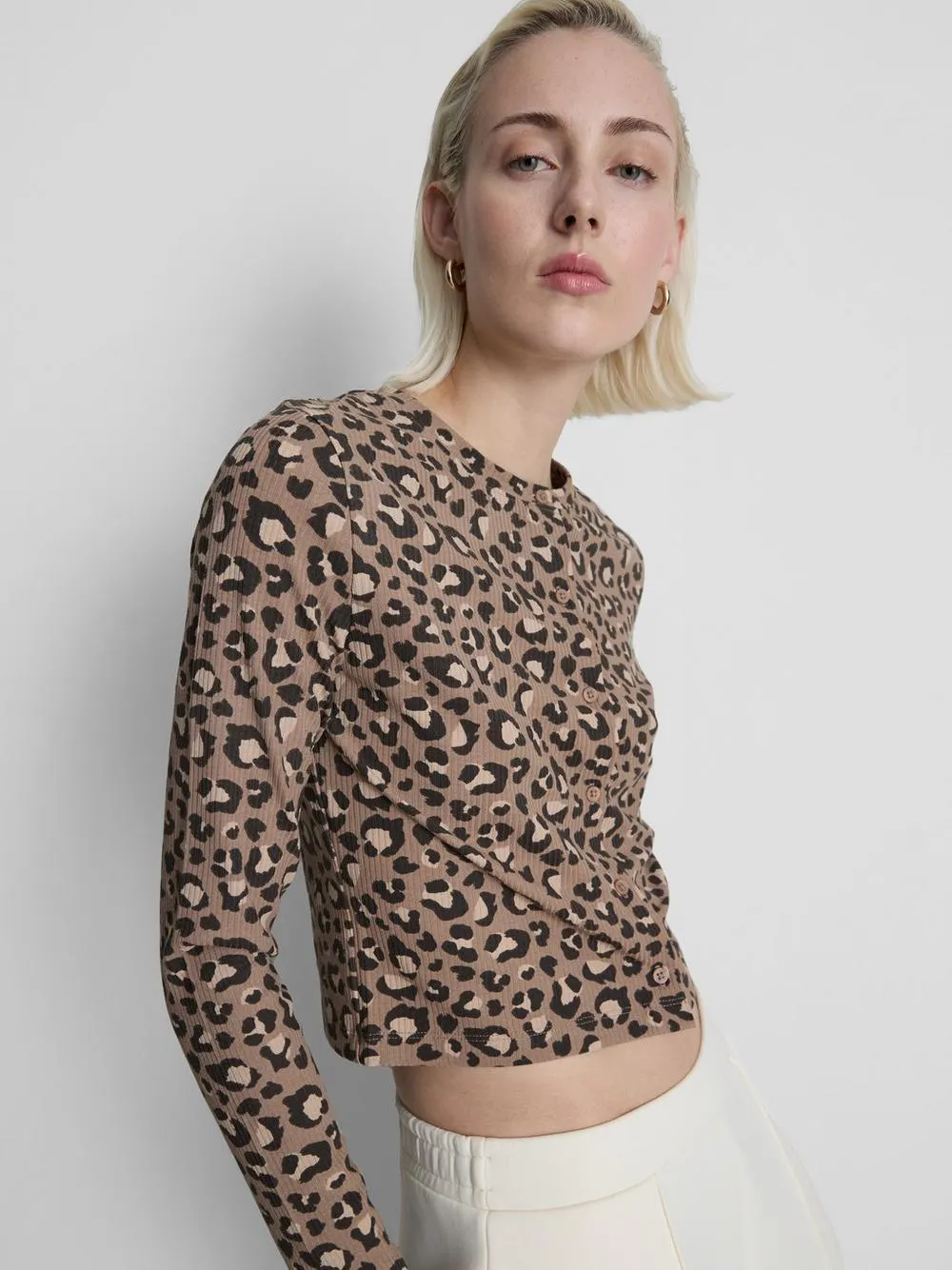 Leopard Print Cardigan