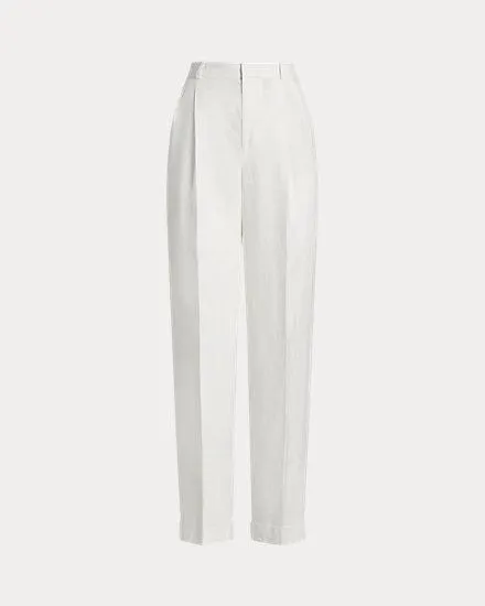 Pleated Linen Pant