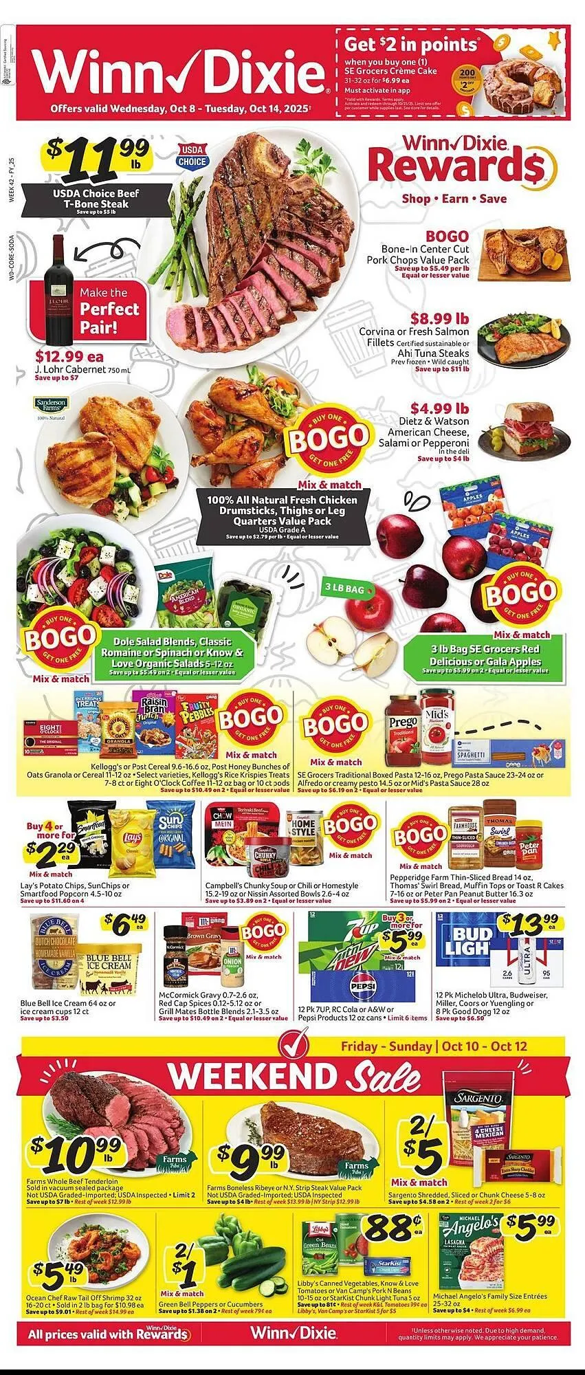 Weekly ad Winn Dixie weekly ad from October 8 to October 14 2025 - Page 1