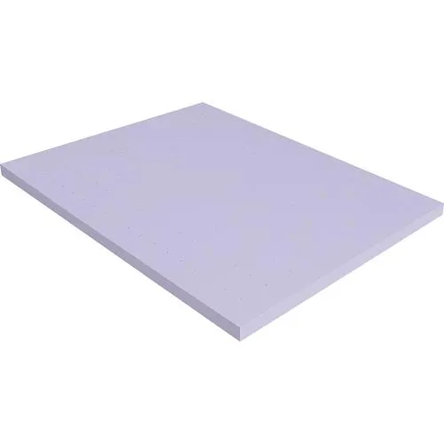 Deco Home 3-inch Ventilated King Memory Foam Mattress Topper - MTKNG02 - Open Box