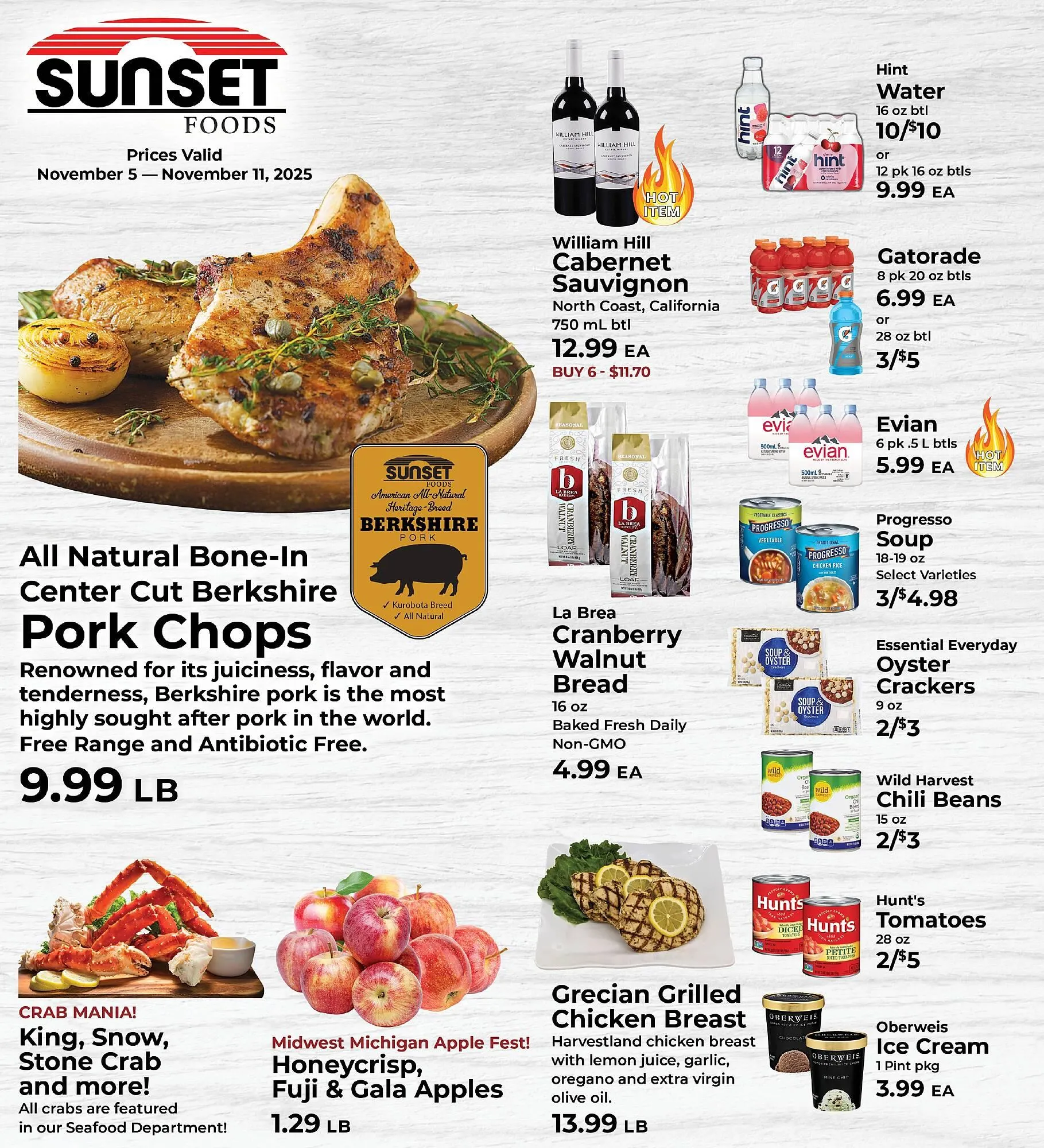 Weekly ad Sunset Foods weekly ad from November 5 to November 11 2025 - Page 1