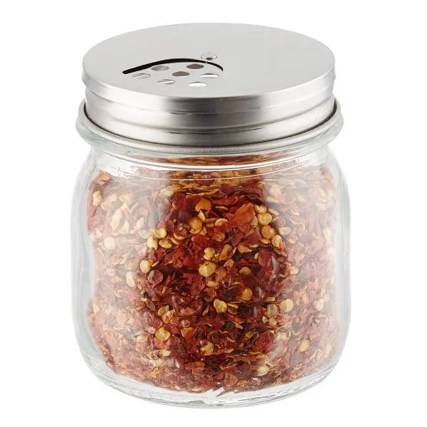Bormioli Rocco Quattro Stagioni 8.5 oz. Glass Storage Jar with Shaker Lid