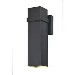Patriot Lighting® Lavage Textured Black LED Outdoor Wall Light