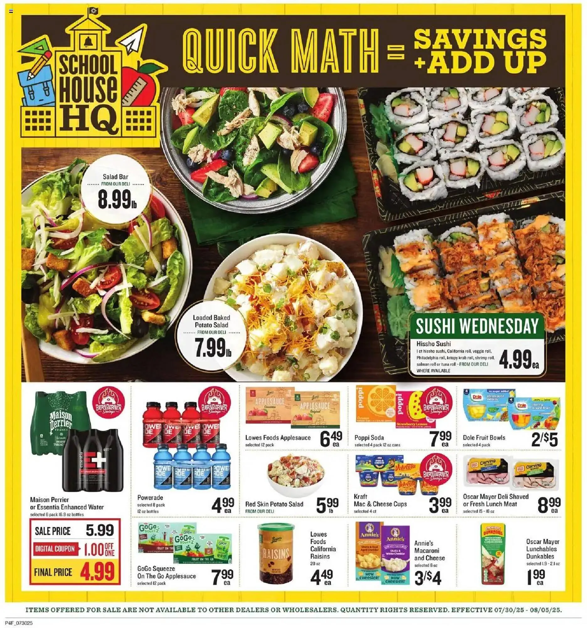 Weekly ad Lowes Foods Weekly Ad from July 30 to August 5 2025 - Page 4