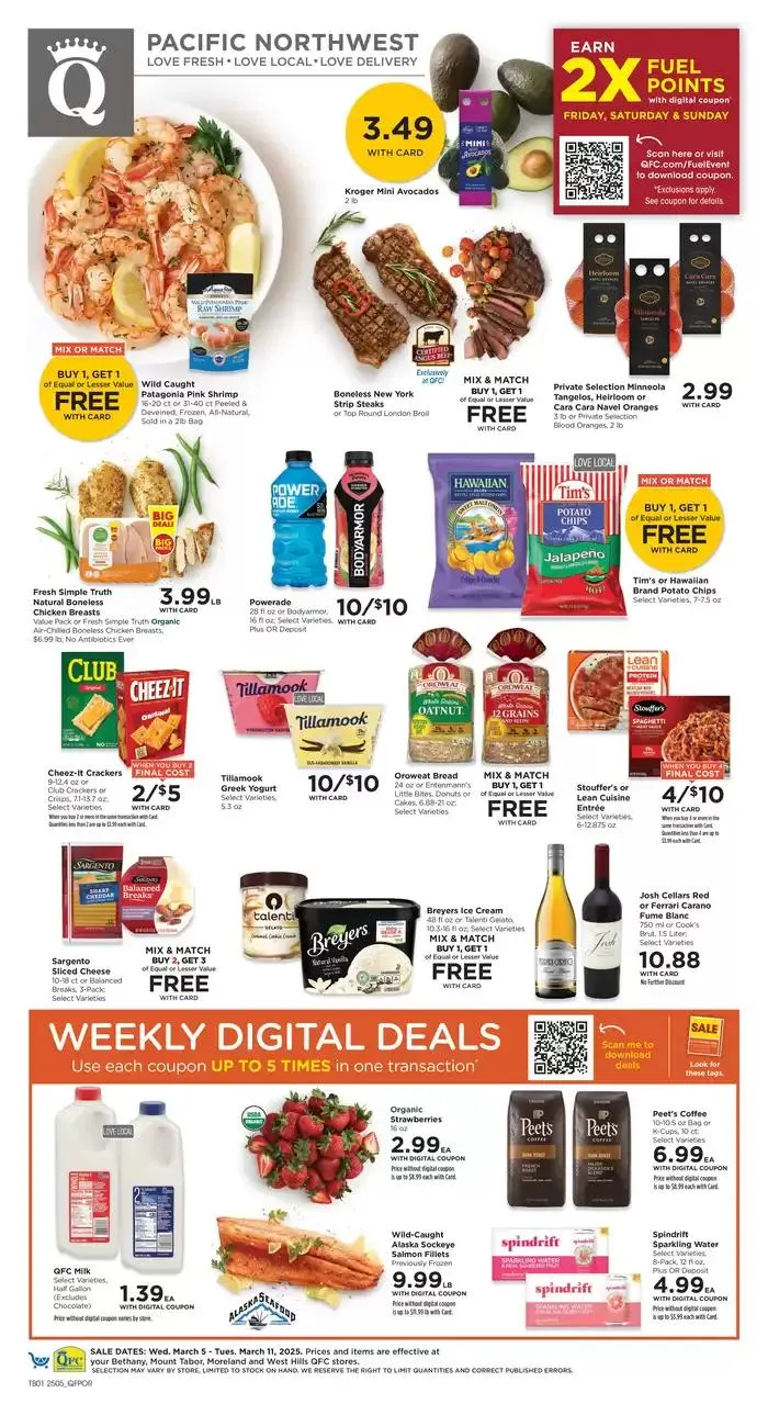 Weekly ad Discover attractive offers from March 5 to March 11 2025 - Page 1