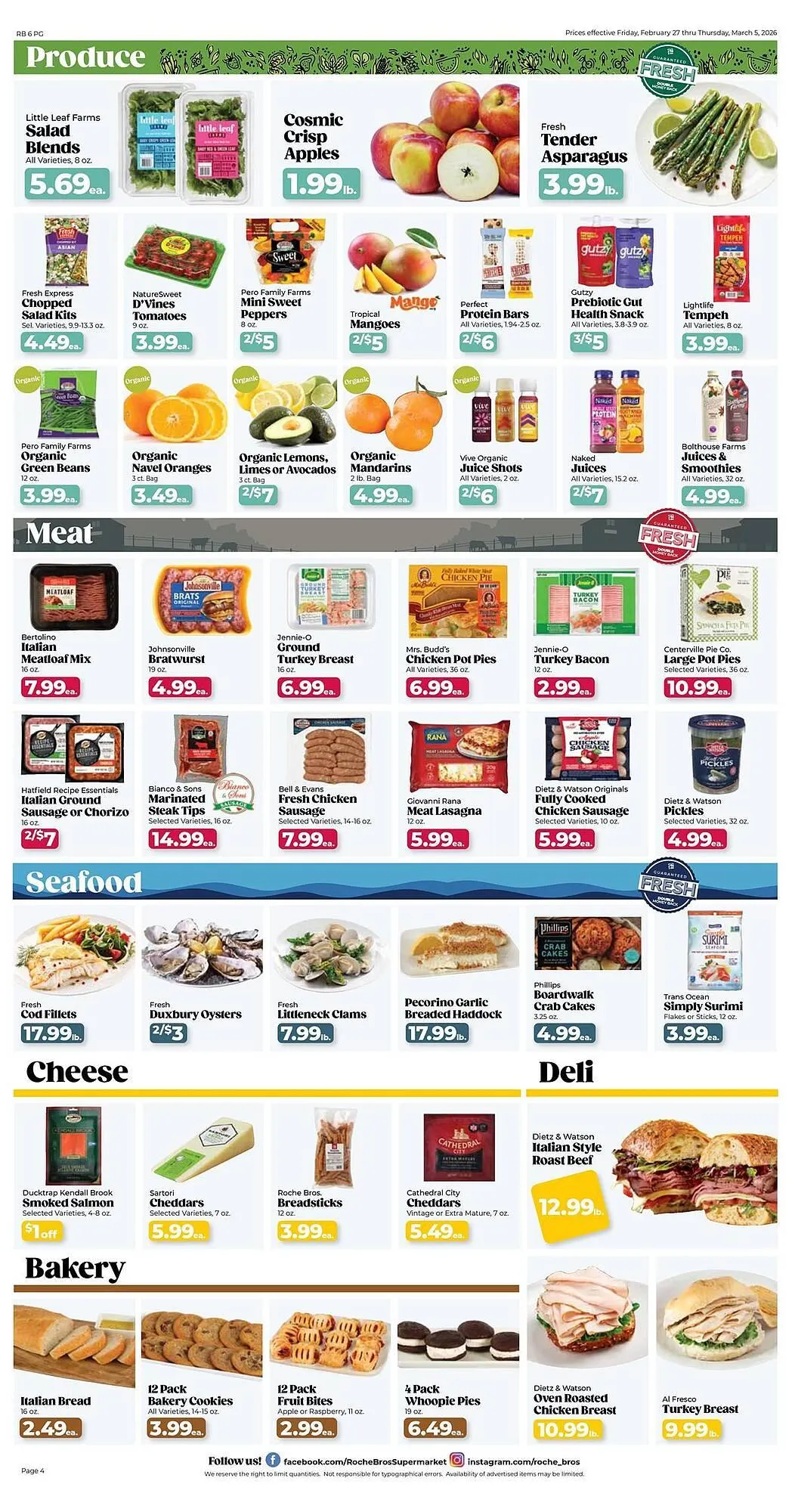 Weekly ad Roche Bros weekly ad from February 27 to March 5 2026 - Page 4
