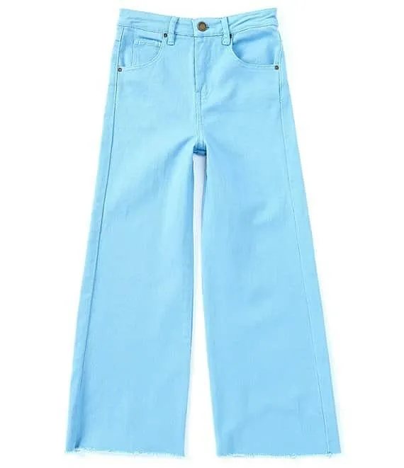 Big Girls 7-16 Wide-Leg Denim Jeans