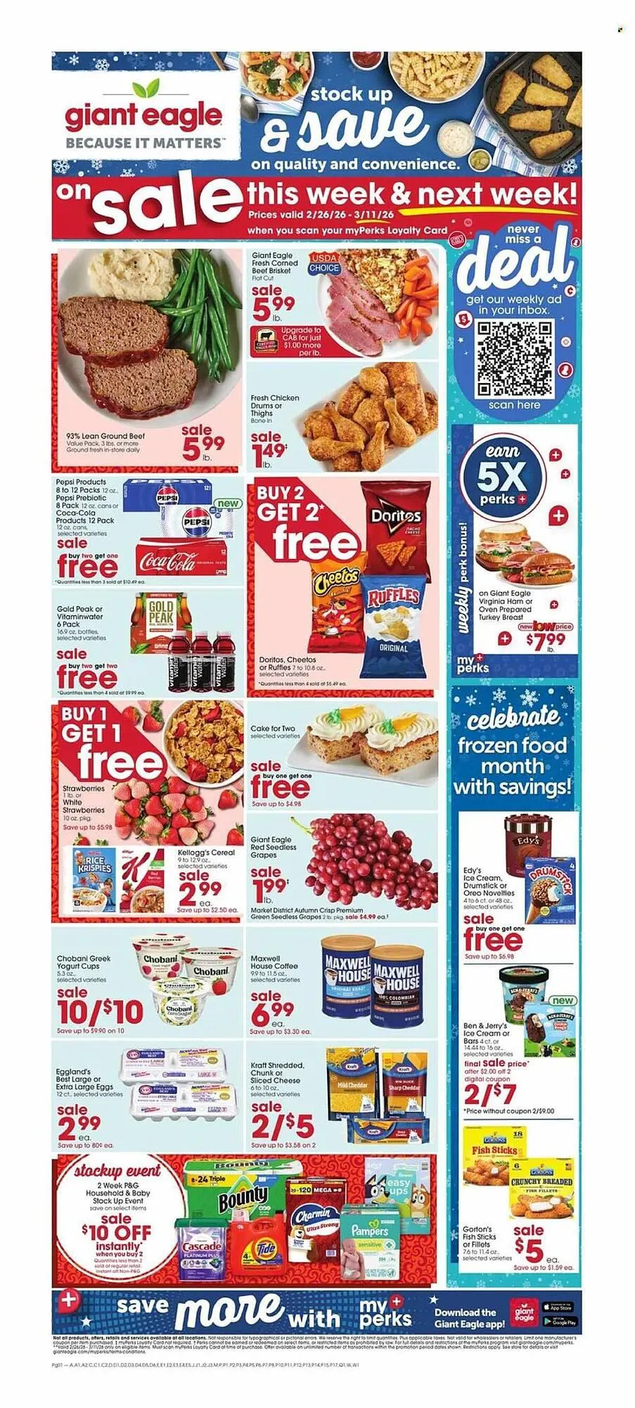 Weekly ad Giant Eagle weekly ad from February 26 to March 11 2026 - Page 1