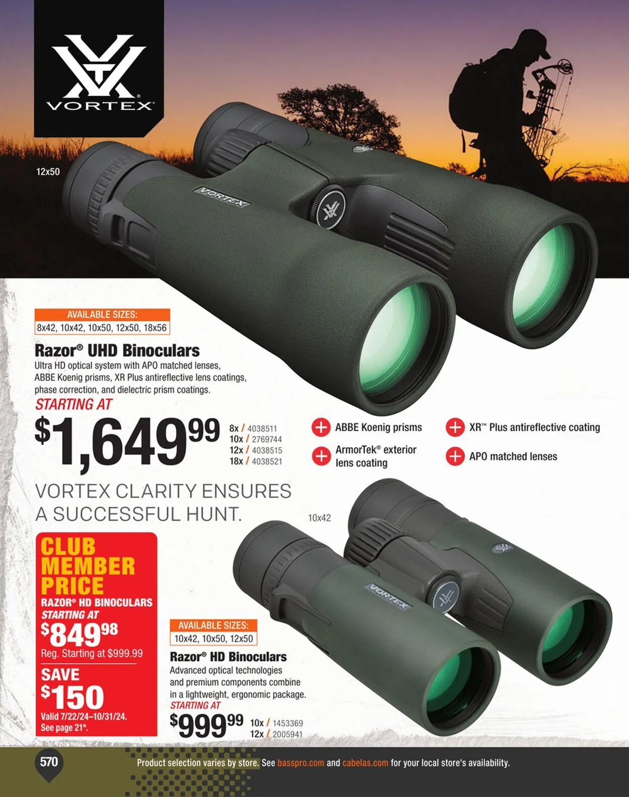 Weekly ad Bass Pro Current weekly ad from September 4 to September 18 2024 - Page 570