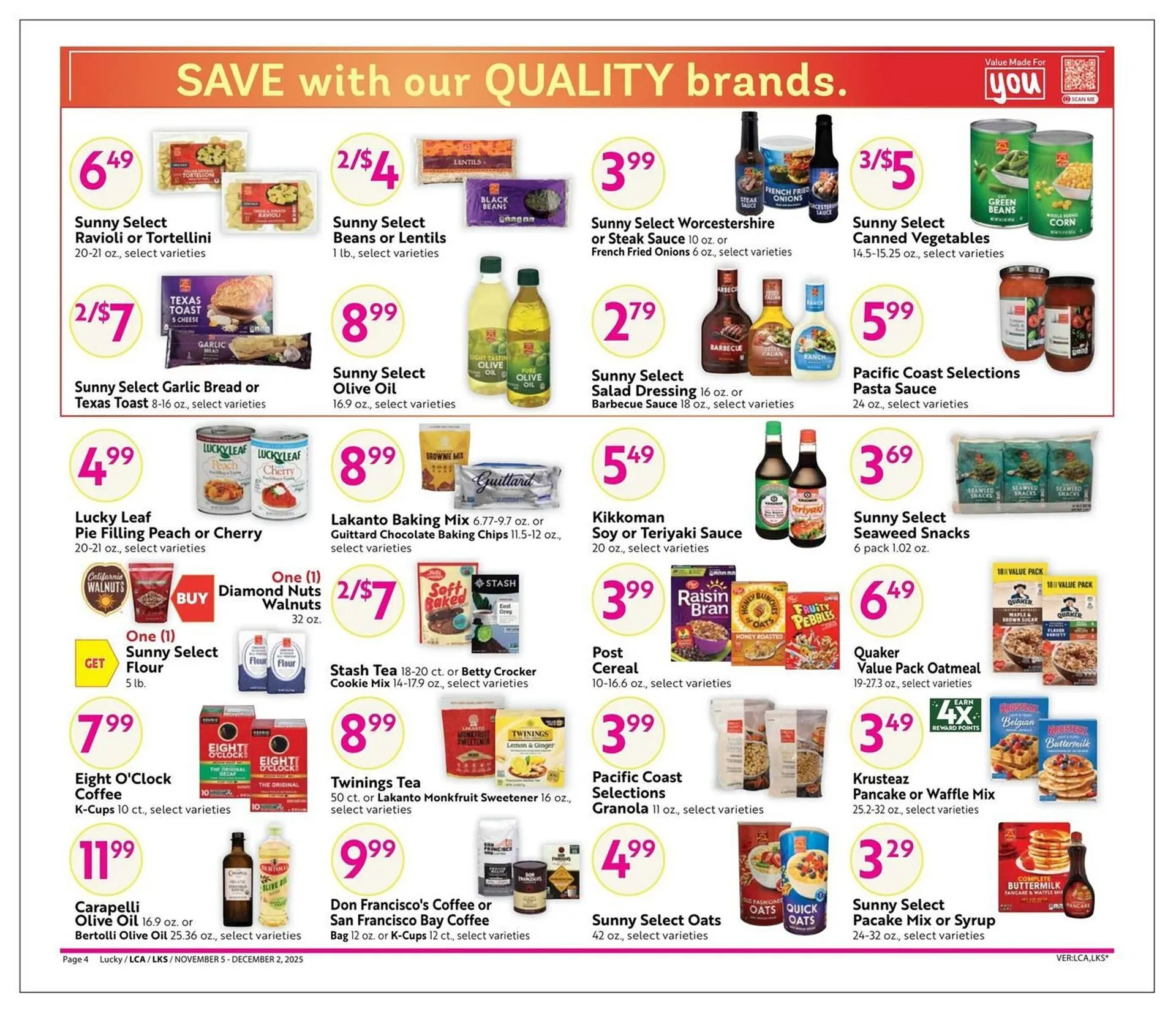 Weekly ad Lucky Supermarkets weekly ad from November 5 to December 2 2025 - Page 4