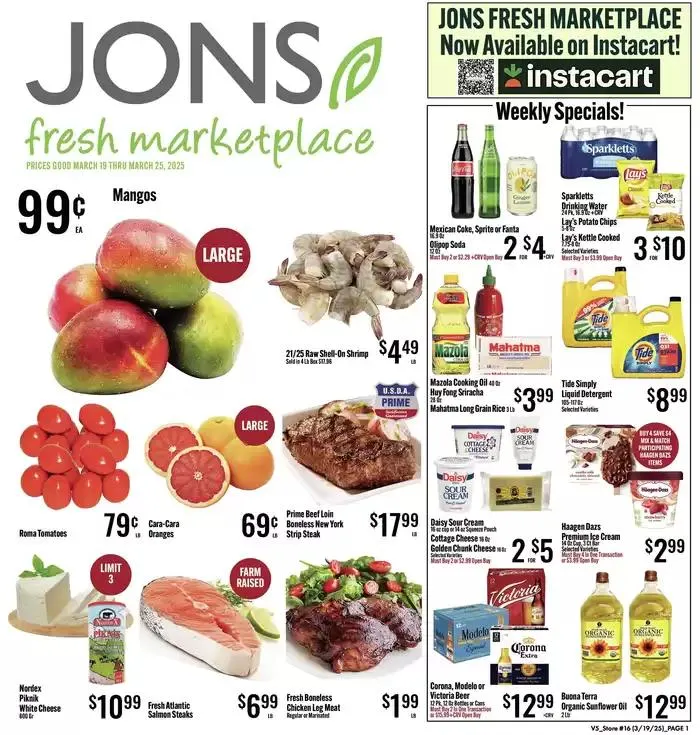 Weekly ad Discover attractive offers from March 19 to March 25 2025 - Page 1
